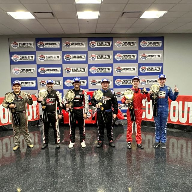 The 2024 Cook Out Summer Shootout Champions; Wyatt Coffey (Bandits), Lee Jordan (Masters), Jake Bollman (Pro), Michael Crafton (Semi-Pro), Neal Dulin (Young Lions) and TJ Moon (Outlaws)