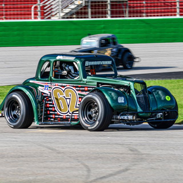 Dylan Bongiovanni qualifying at Atlanta Motor Speedway during Thursday Thunder.