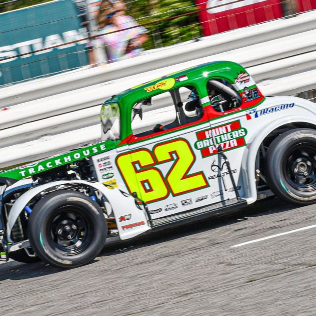 Keelan Harvick at the Nashville Fairgrounds Speedway during the 2024 Nashville Spring Series. 